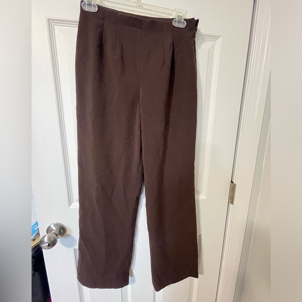 East 5th petite Women's dark brown dress pants size 6p